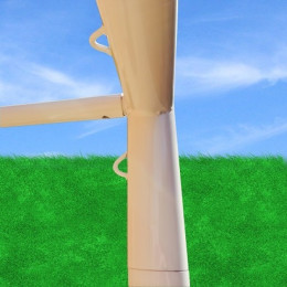 Ворота мини-футбол/гандбол 3х2м алюминиевые 76 мм (разборные)