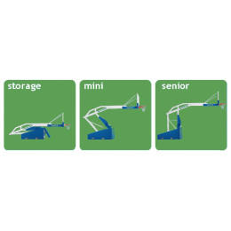 Стойка баскетбольная SAM 225 CLUB